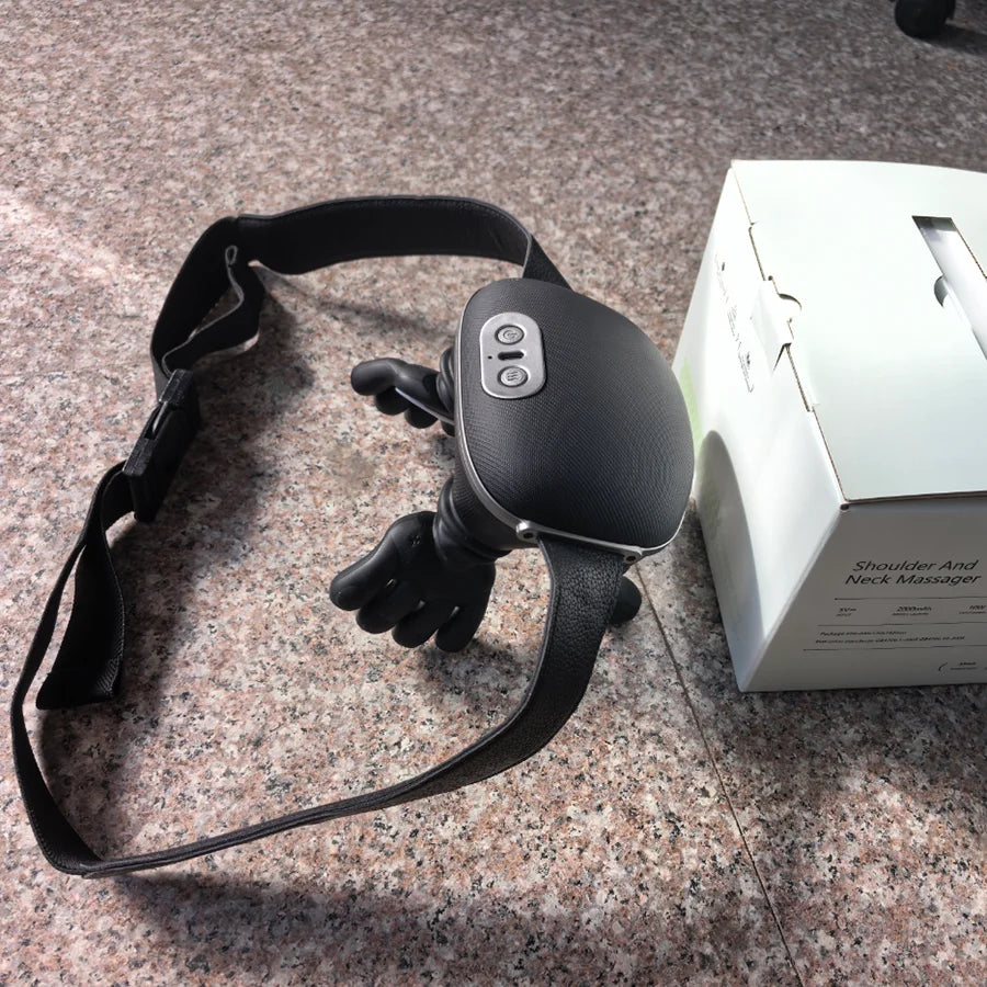 Portable Deep Tissue Massage Assistant - Black (Wrapped Fabric)