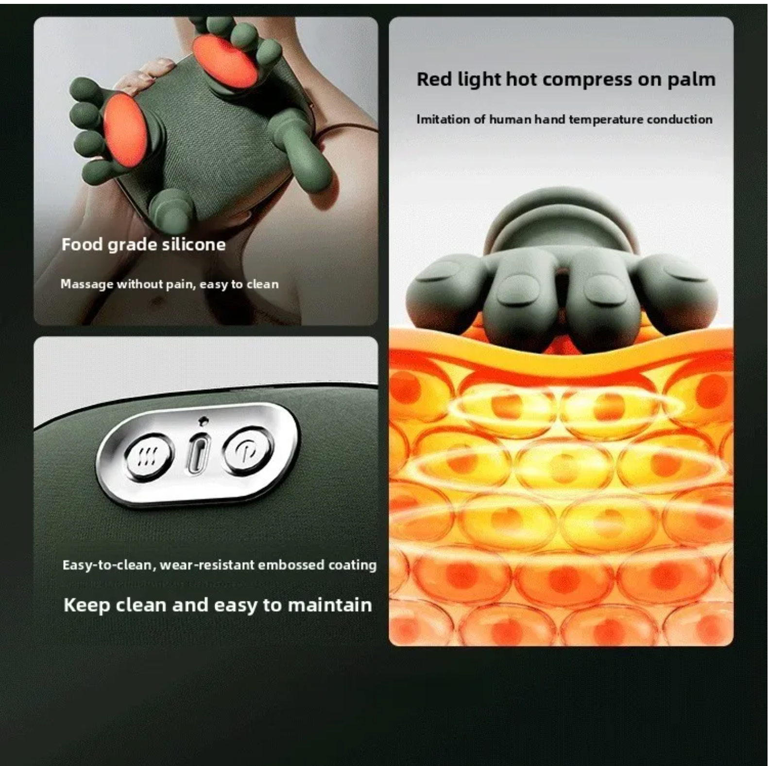 Deep Tissue Massage Assistant - Deep Green