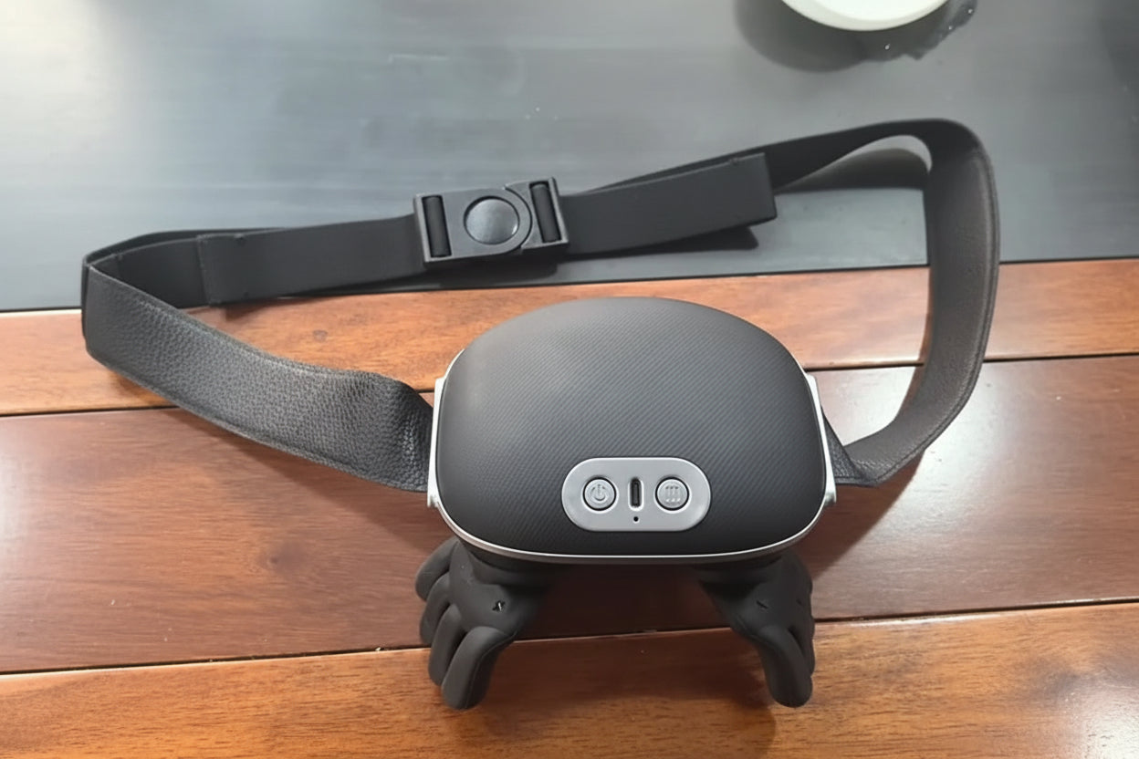 Portable Deep Tissue Massage Assistant - Black (Wrapped Fabric)